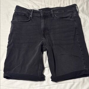 H&M Black Jean Shorts Casual Summer Style